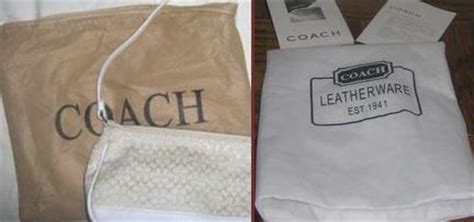 coach fake dust bag|dillard's coach clearance.